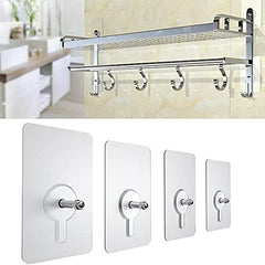 Transparent Hook With Nut |10 পিস