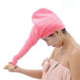 Magic Hair Wrap Bath Salon Towels Fast Drying Absorbent Cap For Women And Girls