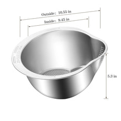 Rice Washer Strainer Bowl
