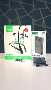 2-in-1 Deal: BT-Sports Neckband RABA 25H + 10000mAh Power Bank RABA