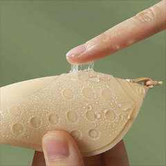 Mango Shape Silicone Chest Stickers Bra Self Adhesive Strapless