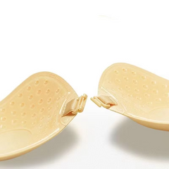Mango Shape Silicone Chest Stickers Bra Self Adhesive Strapless