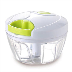 Hand manual pull cord vegetable garlic food processor pulling chopper