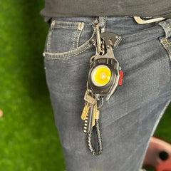 Multifunctional LED Rechargeable Keychain Light  (নাম্বার সহ চাবির রিং free )