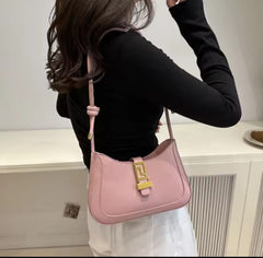 Fashion casual woman cross solid bag