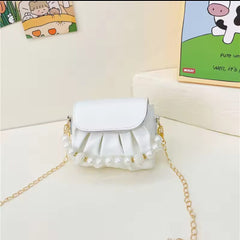 Beaded handle Cross body baby bag