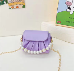 Beaded handle Cross body baby bag