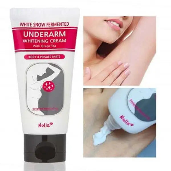 Nella – White Snow Fermented Underarm Whitening Cream with Green Tea