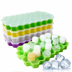 Silicone Ice Cube Tray 37 Cavity Ice-Making Box