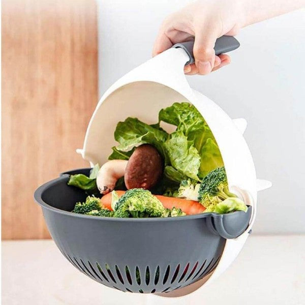 KITCHEN UTENSILS 9 In 1 Wet Basket Vegetable Cutter