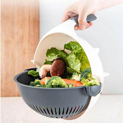 KITCHEN UTENSILS 9 In 1 Wet Basket Vegetable Cutter