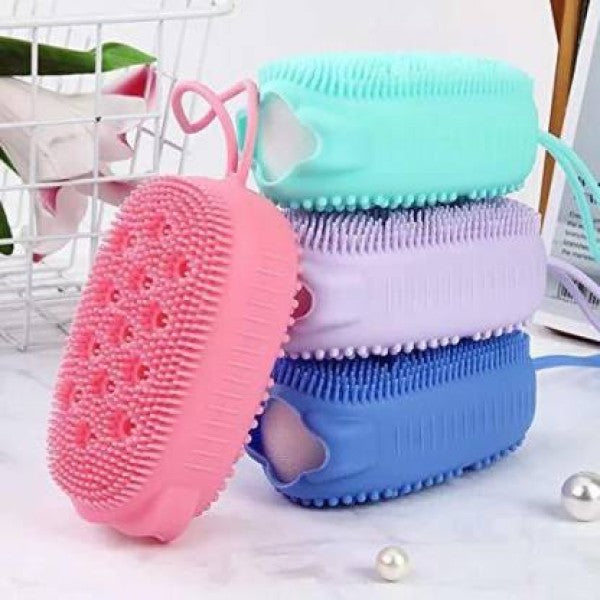 Silicone Bubble Bath Soft Body Scrubbing Brush