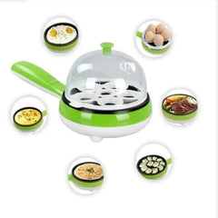 Multi Function 2 In 1 Electric Egg Boiler Frying Pan Non-Stick