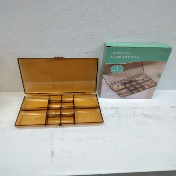 Clear Plastic Cosmetics Organizer Box