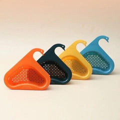 Sink Swan Drain Basket Household Punch-Free Kitchen Vegetable Washing