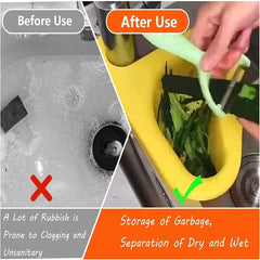 Sink Swan Drain Basket Household Punch-Free Kitchen Vegetable Washing