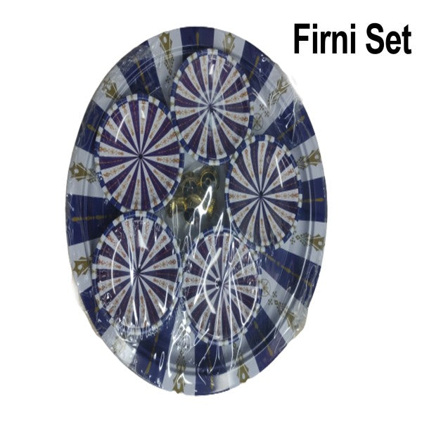 5 In 1 Pcs Aluminum Firni Set & Bati Set