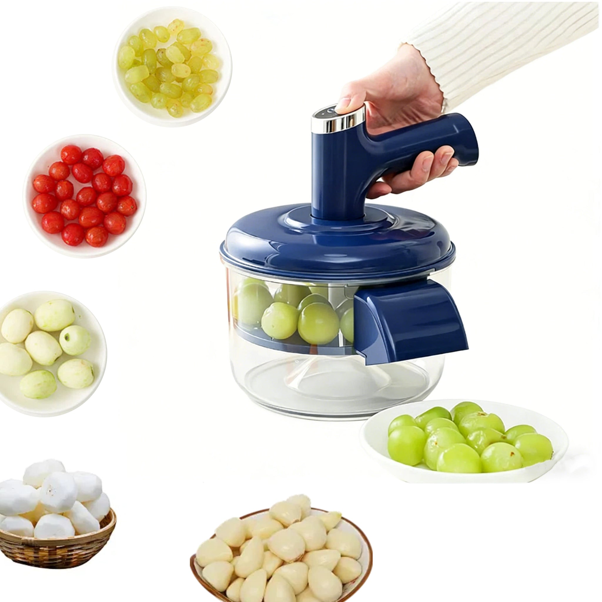 Multi  functional peeler and egg beater
