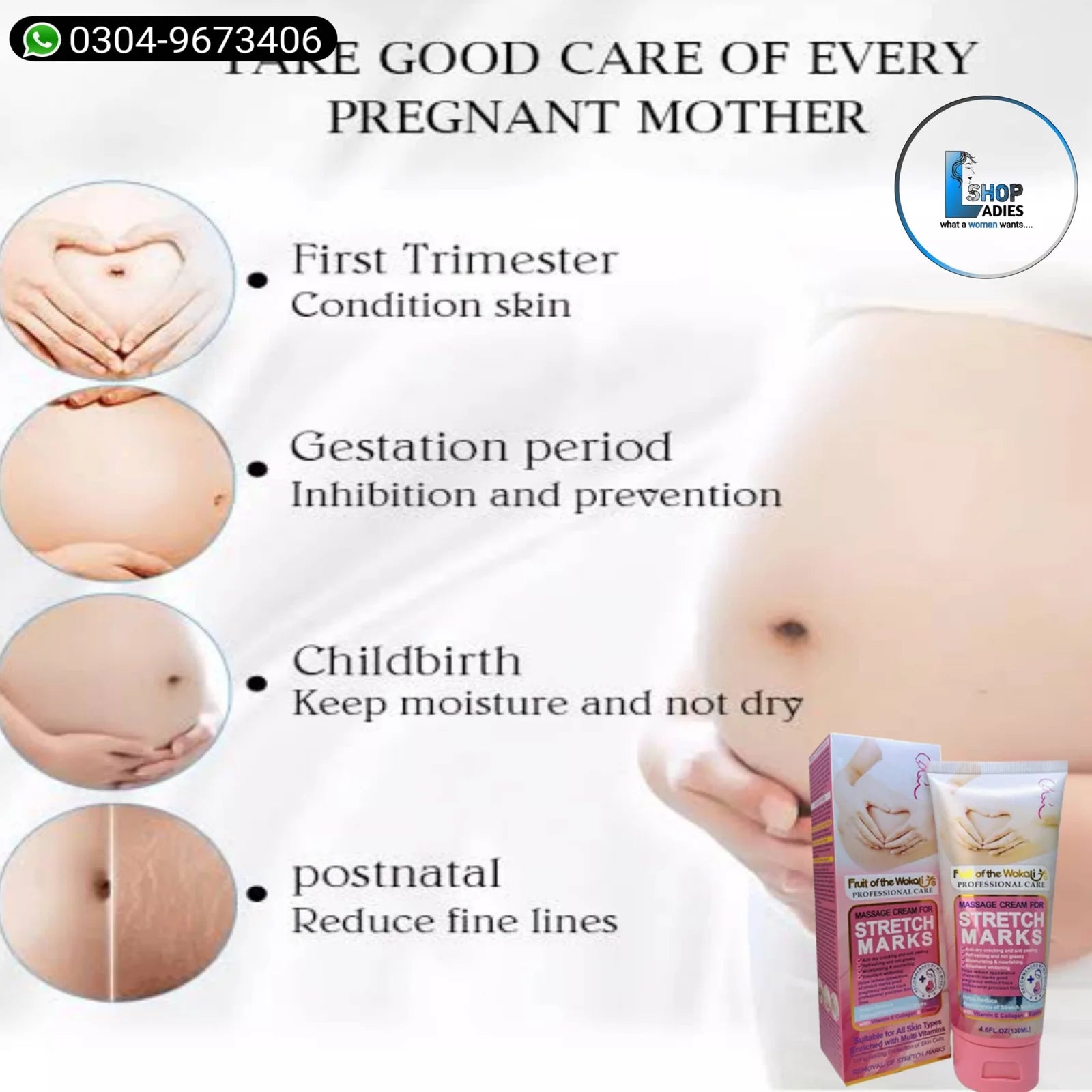 Fruit Of The Wokali Stretch Marks Cream