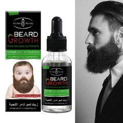 Beard Growth Essential Oil - Pure Natural Nutrients for Hair Regeneration