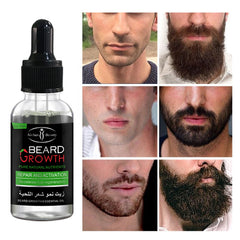 Beard Growth Essential Oil - Pure Natural Nutrients for Hair Regeneration