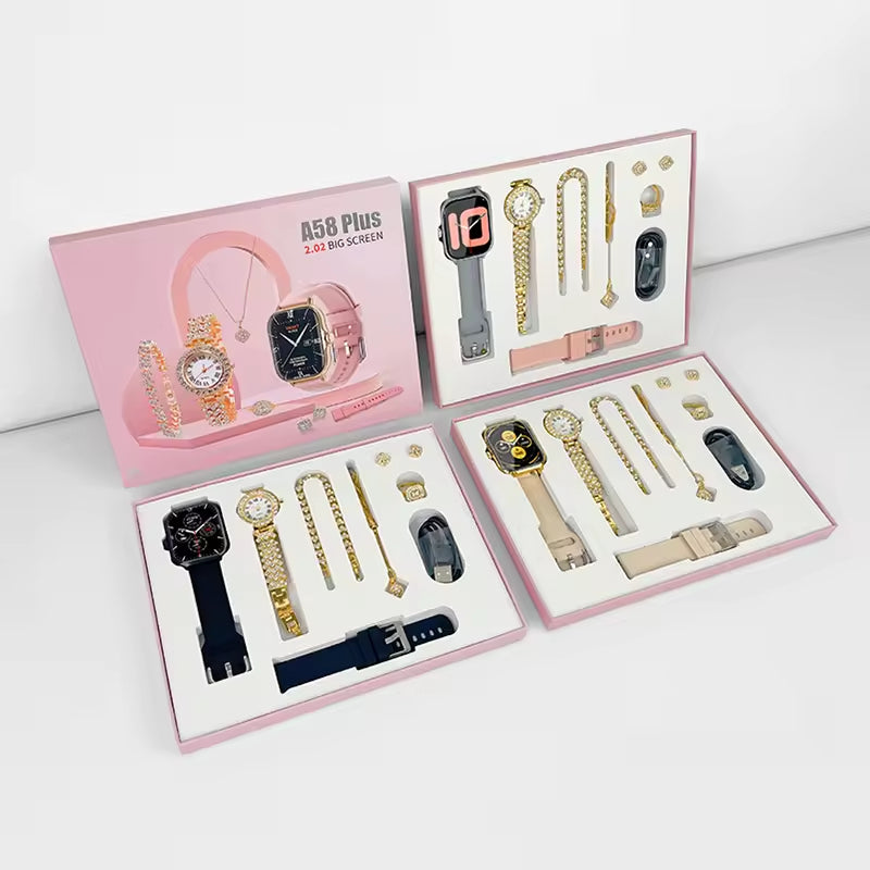 A58 Smartwatch & Jewelry Set
