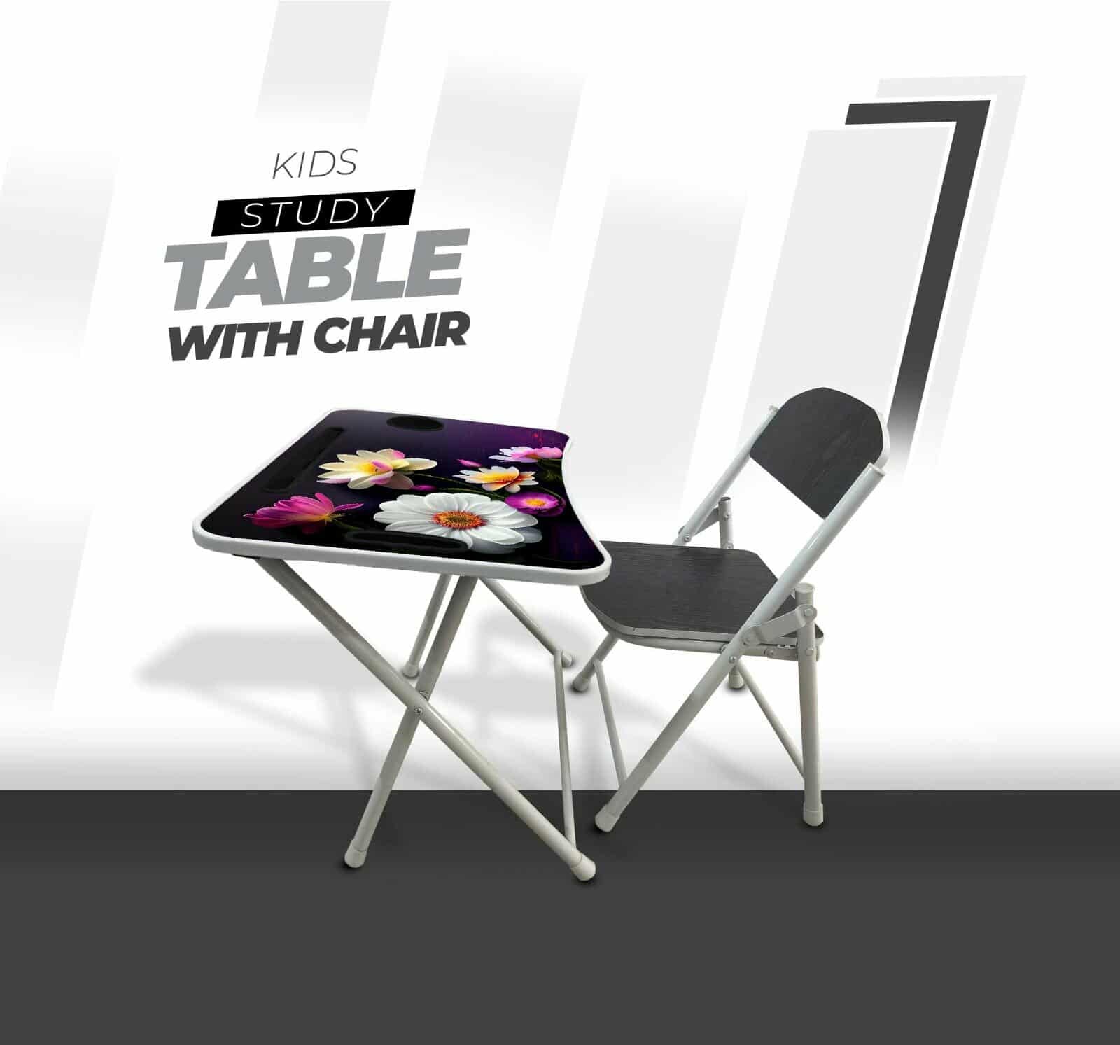 baby table with chair
