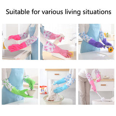 Dishwashing Rubber Wash Clothes Rubber Gloves