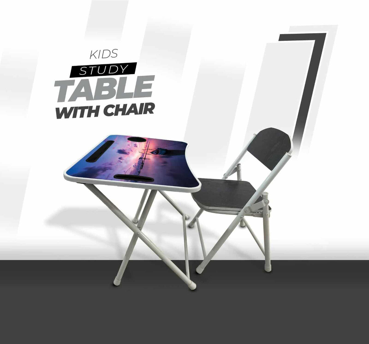 baby table with chair