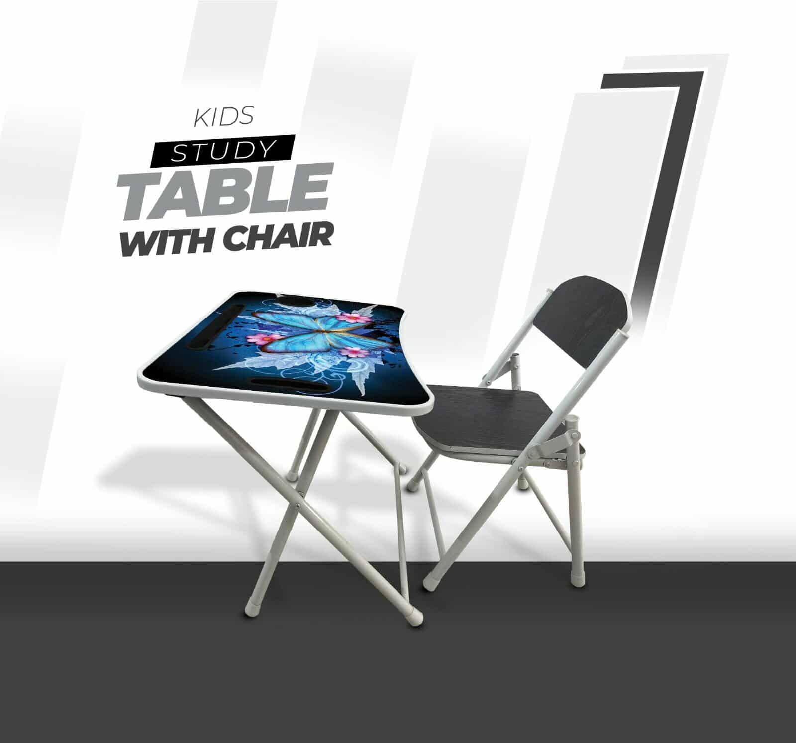 baby table with chair