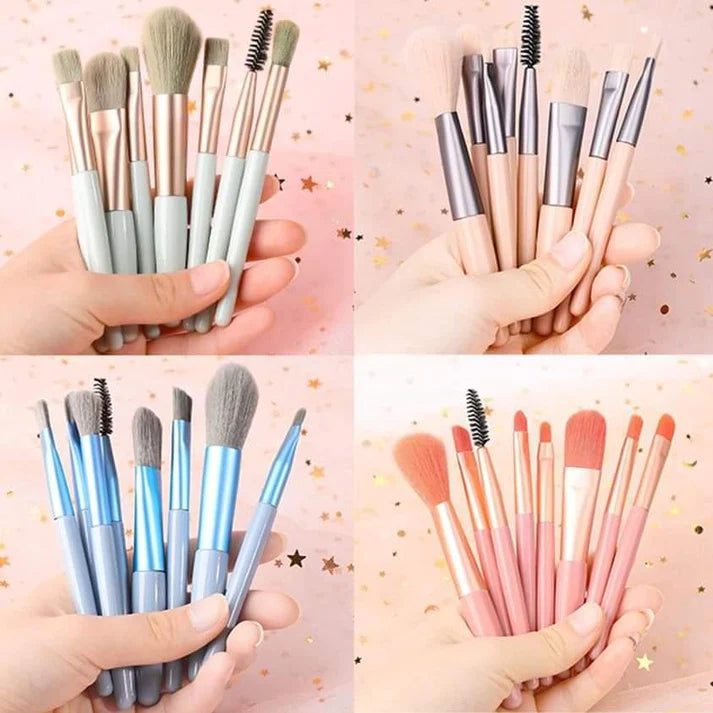 8PCS Mini Pro Soft Makeup Brushes  set