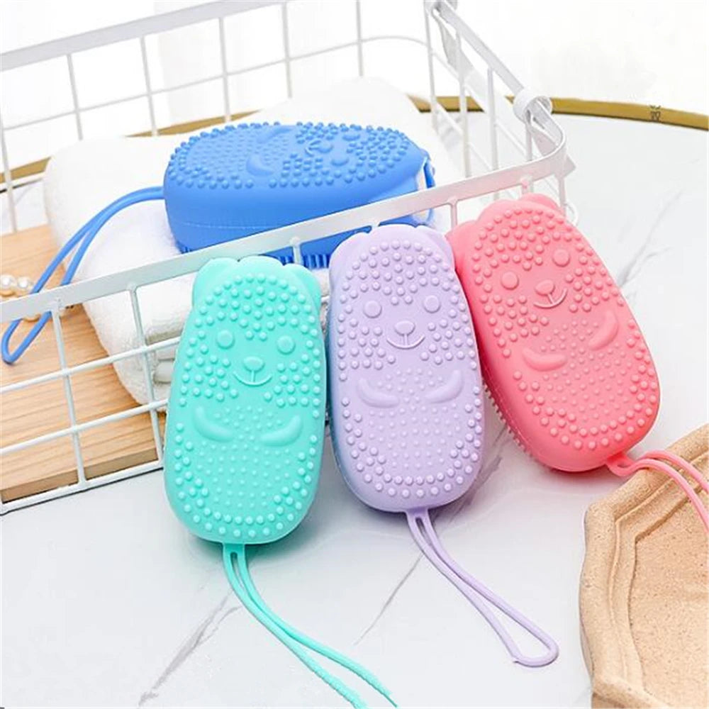 Silicone Bubble Bath Soft Body Scrubbing Brush