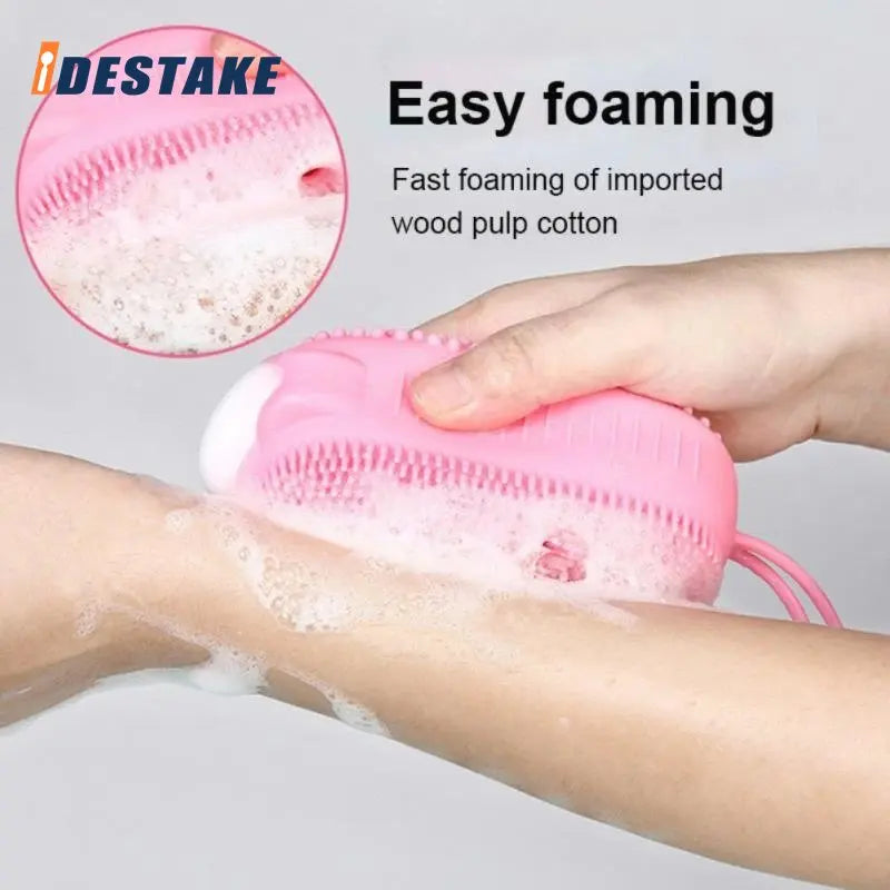 Silicone Bubble Bath Soft Body Scrubbing Brush