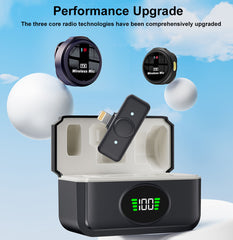 Q8 Rode Podcast Magnetic Wireless Potable Microphone For Cell Phone Singers Lavalier Transmitter And Receiver