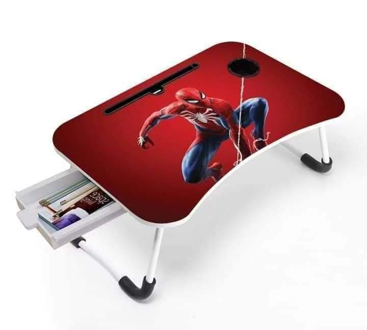 Printed laptop folding table