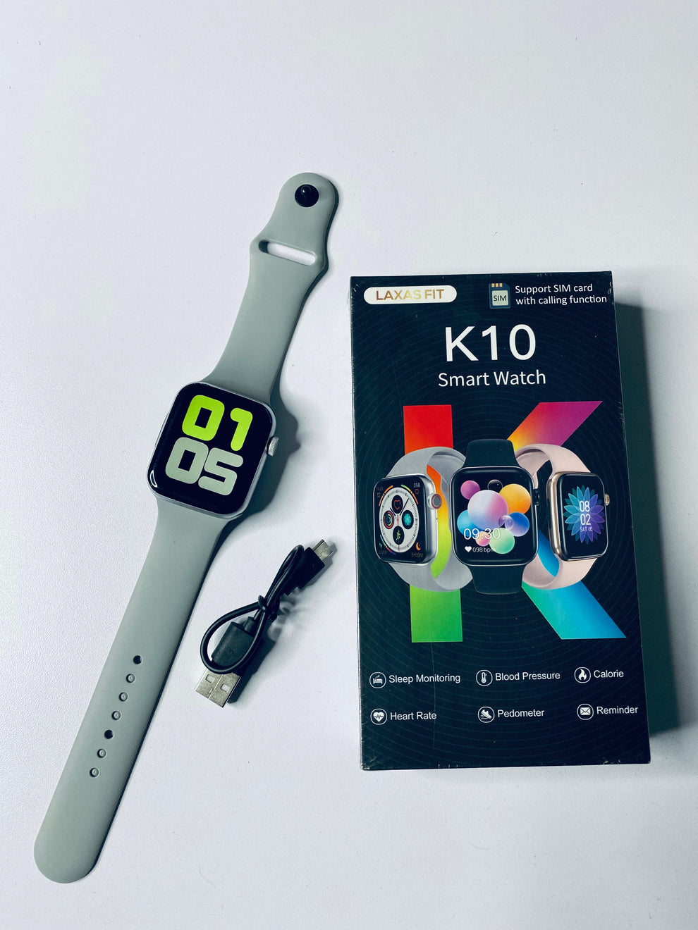 Sim Supported K10 Smartwatch