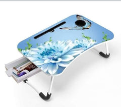 Folding laptop table