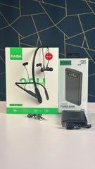2-in-1 Deal: BT-Sports Neckband RABA 25H + 10000mAh Power Bank RABA