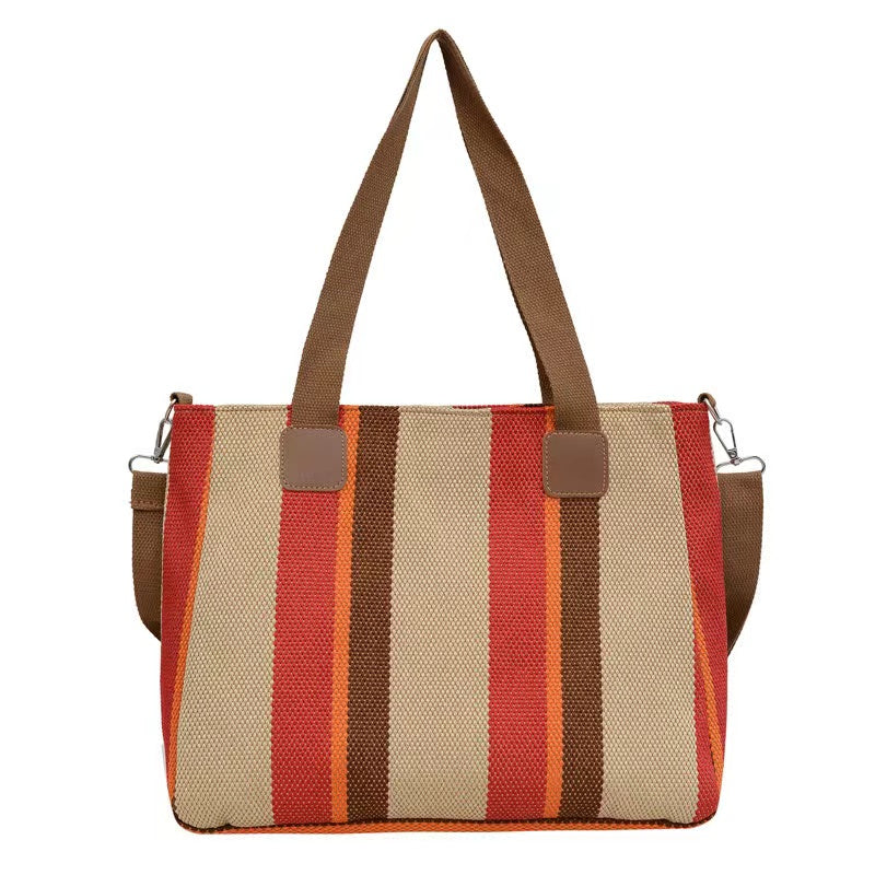 Summer beach woman tote bag