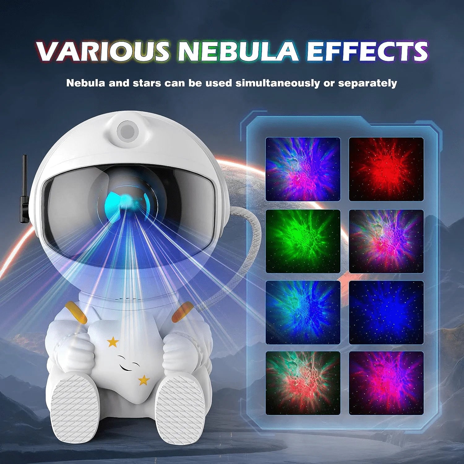 RGB LED Galaxy Projector for  baby