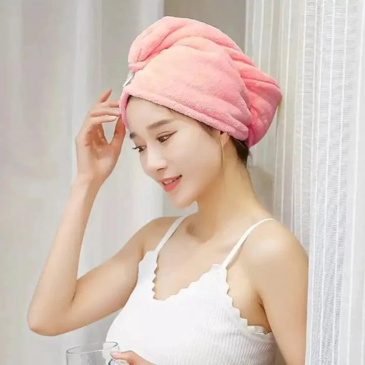 Women Quick-drying Shower Head Towel