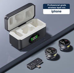 Q8 Rode Podcast Magnetic Wireless Potable Microphone For Cell Phone Singers Lavalier Transmitter And Receiver