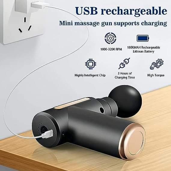 Massage gun offers a professional-grade massage experience