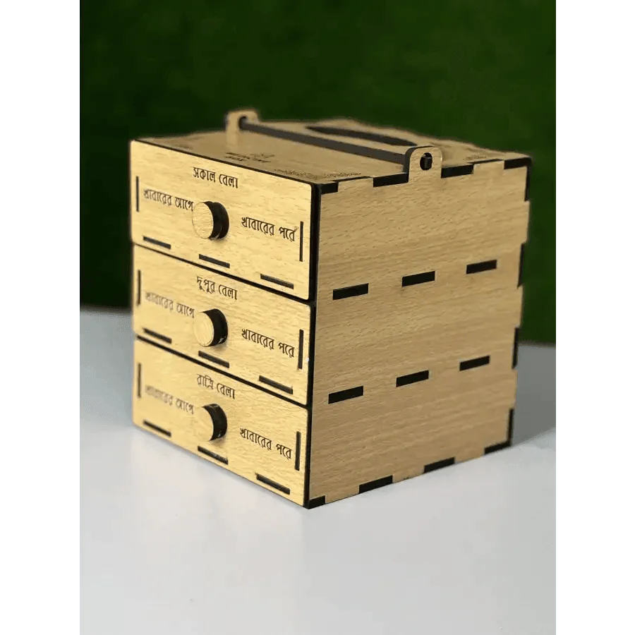 3 Layer Medicine storage box