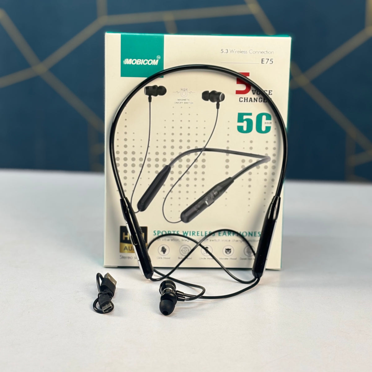 mobicom wireless voice changer neckband 50hours