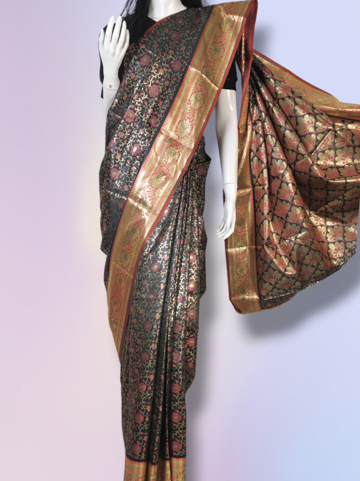 কাতান শাড়ি