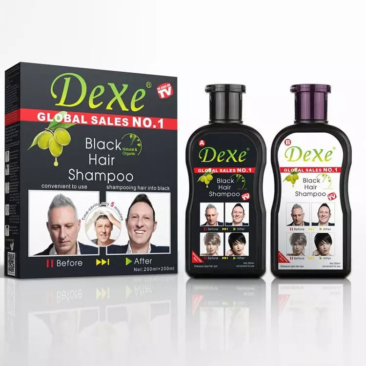 Dexe black hair shampoo 400ml