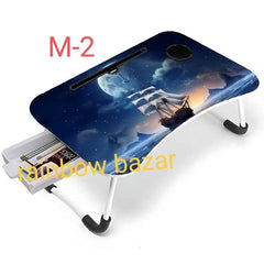 Laptop folding table