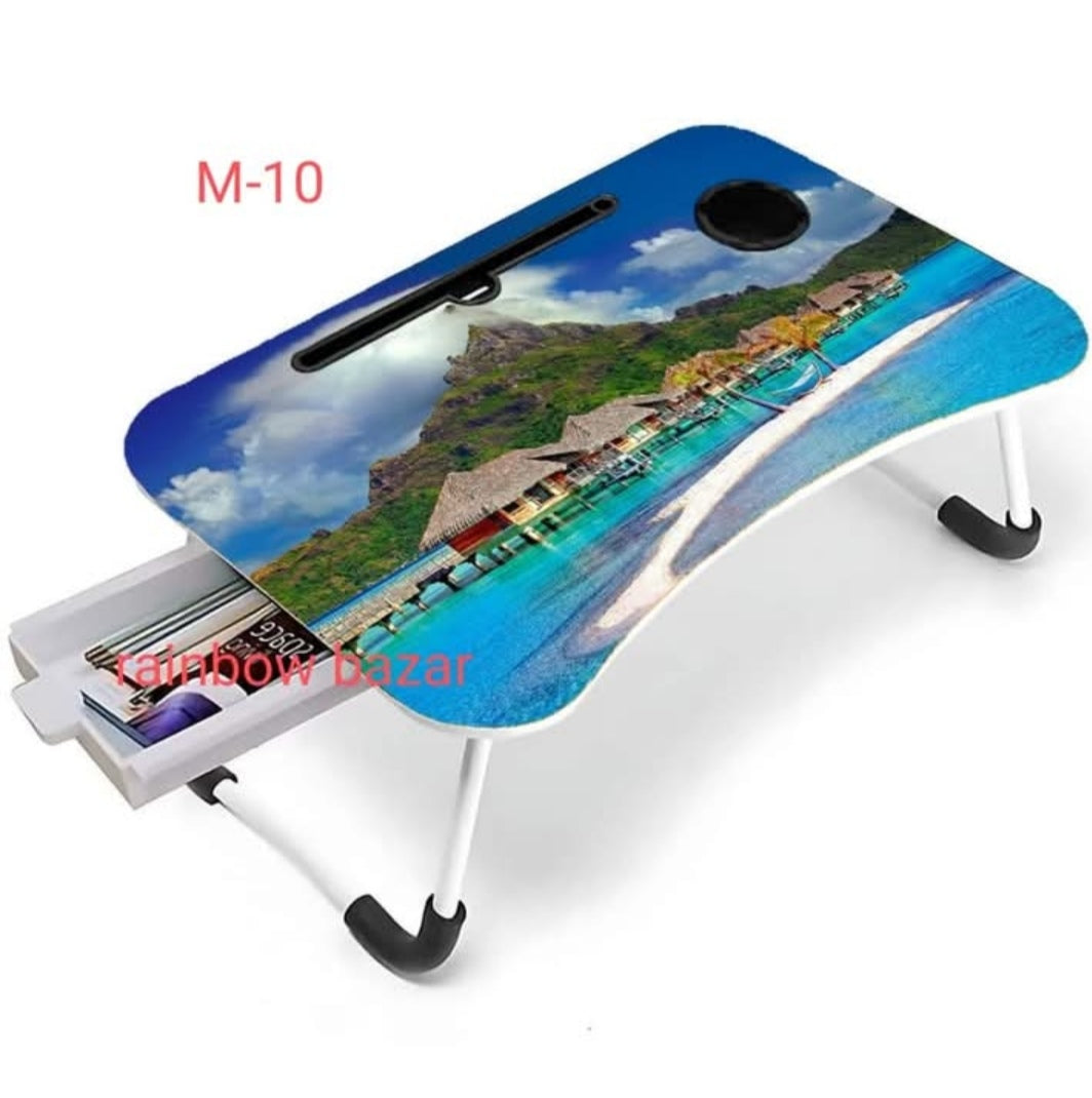 Laptop folding table