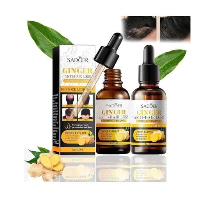 SADOER Ginger Anti Hair Loss Treatment Essence , Hair Growth Restoration Anti Hair Loss Serum